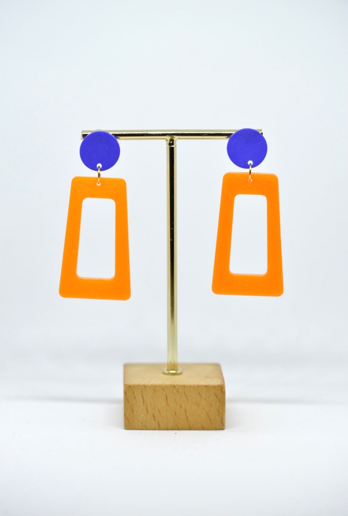 Boucles d'oreilles forme rectangulaire