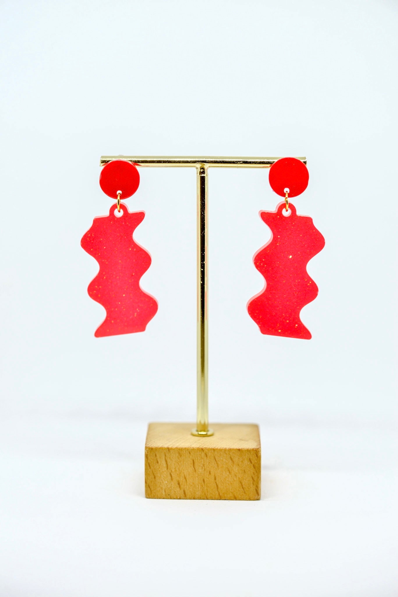 Boucles d'oreilles forme wavy