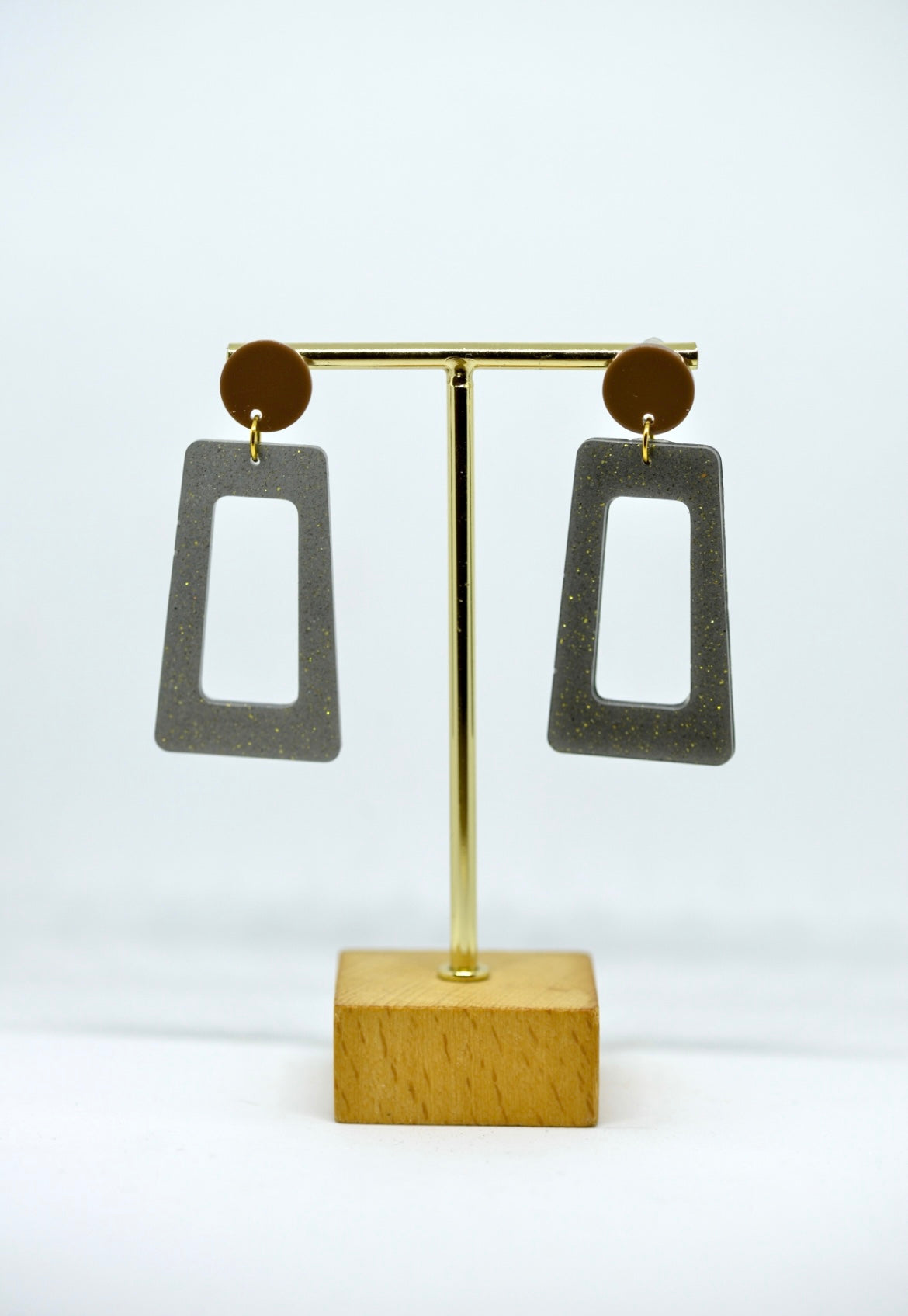 Boucles d'oreilles forme rectangulaire