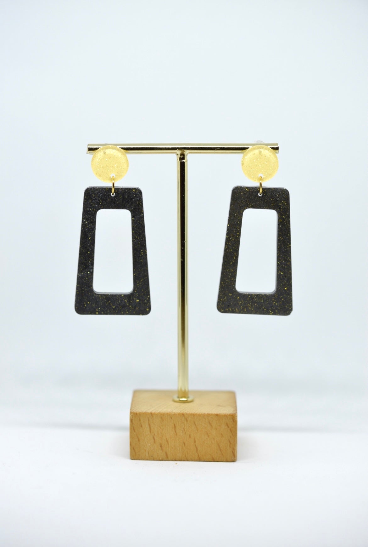 Boucles d'oreilles forme rectangulaire