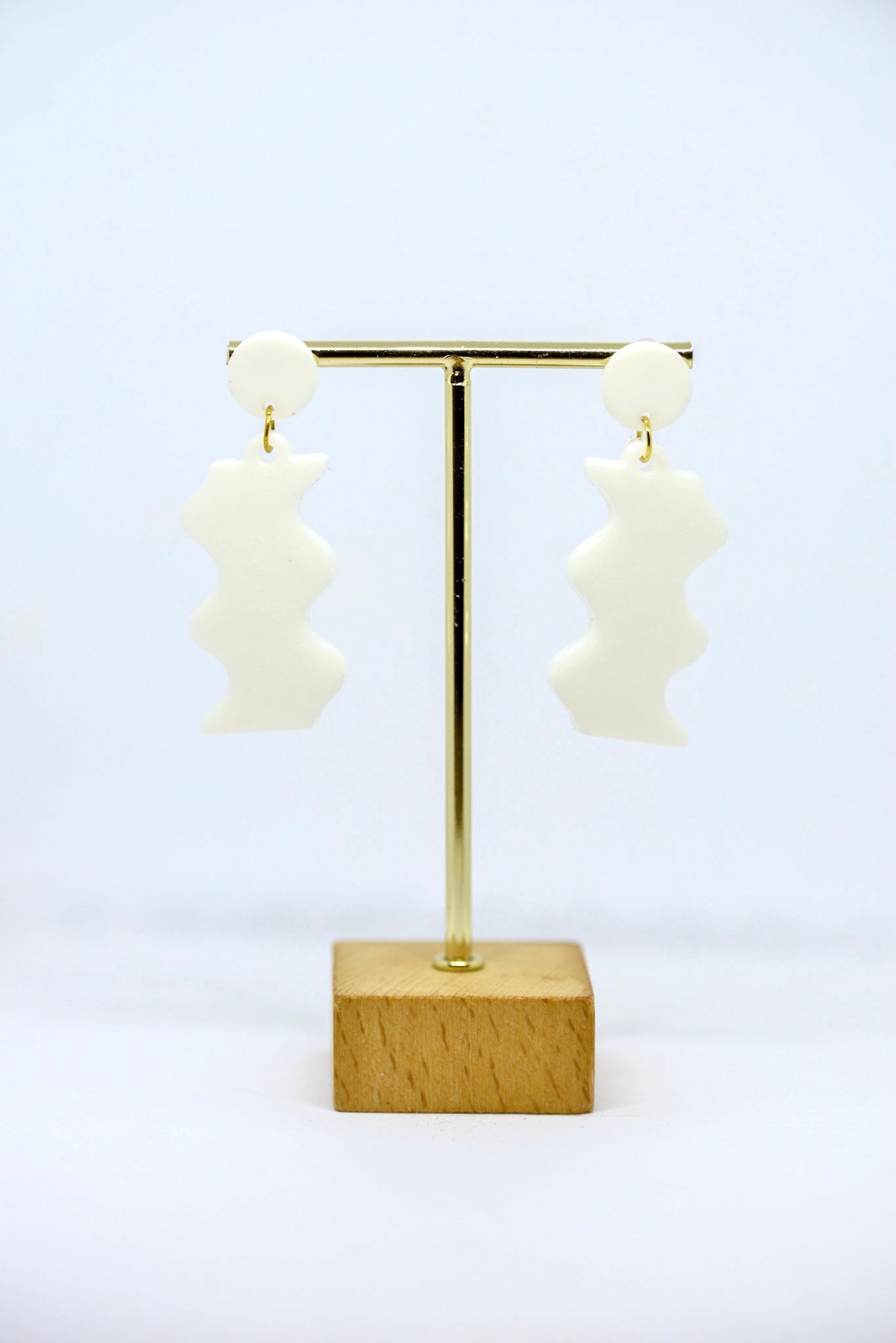 Boucles d'oreilles forme wavy