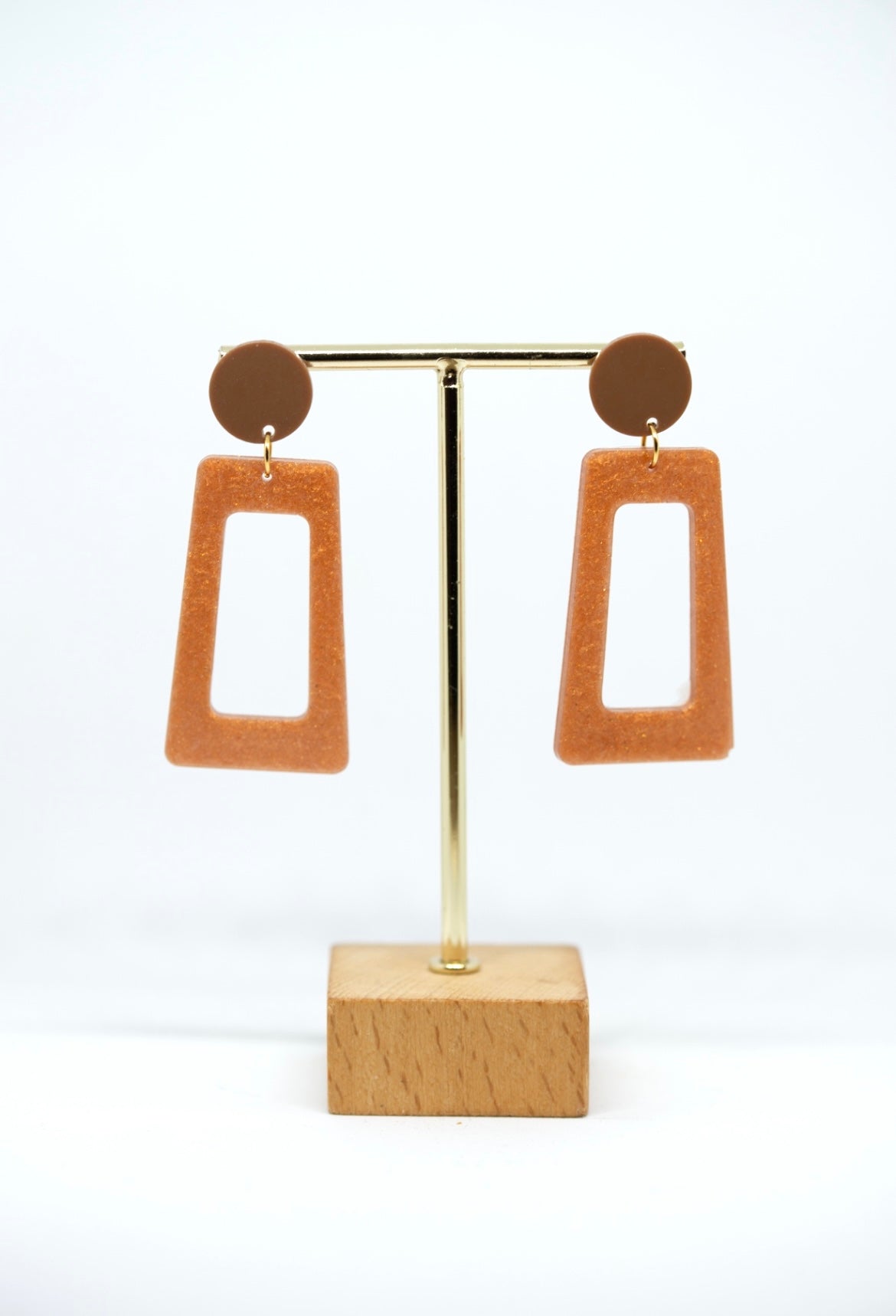 Boucles d'oreilles forme rectangulaire