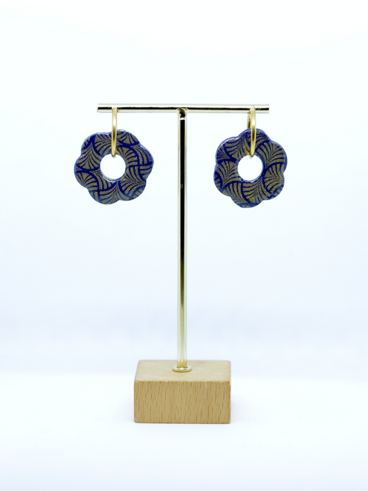 Boucles d'oreilles forme Fleurs