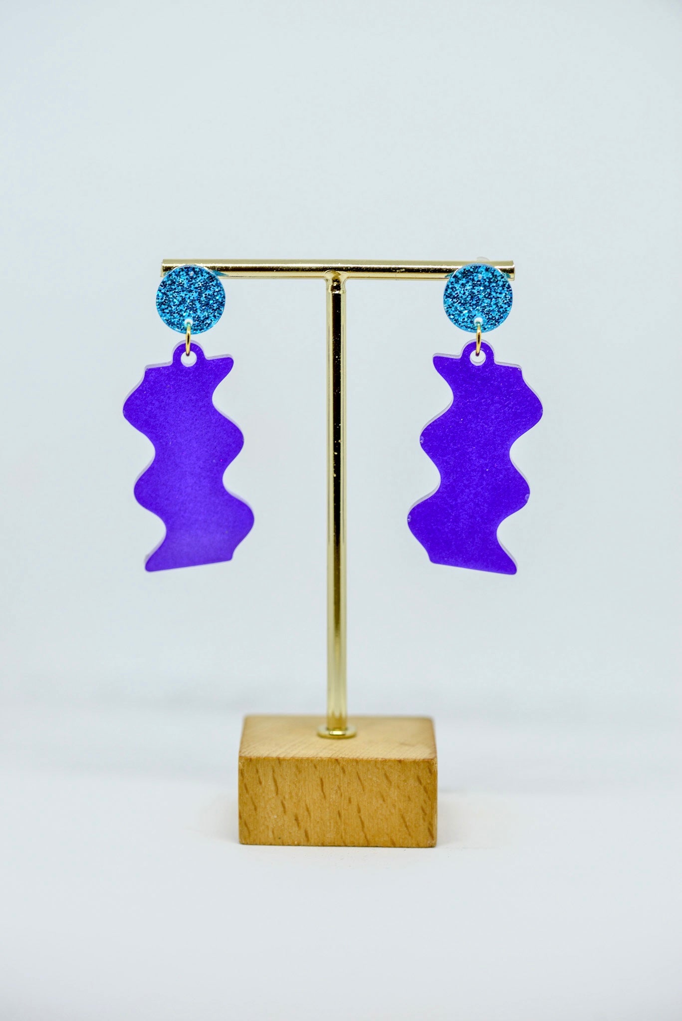 Boucles d'oreilles forme wavy