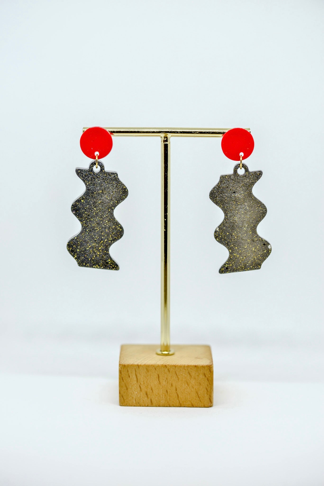 Boucles d'oreilles forme wavy
