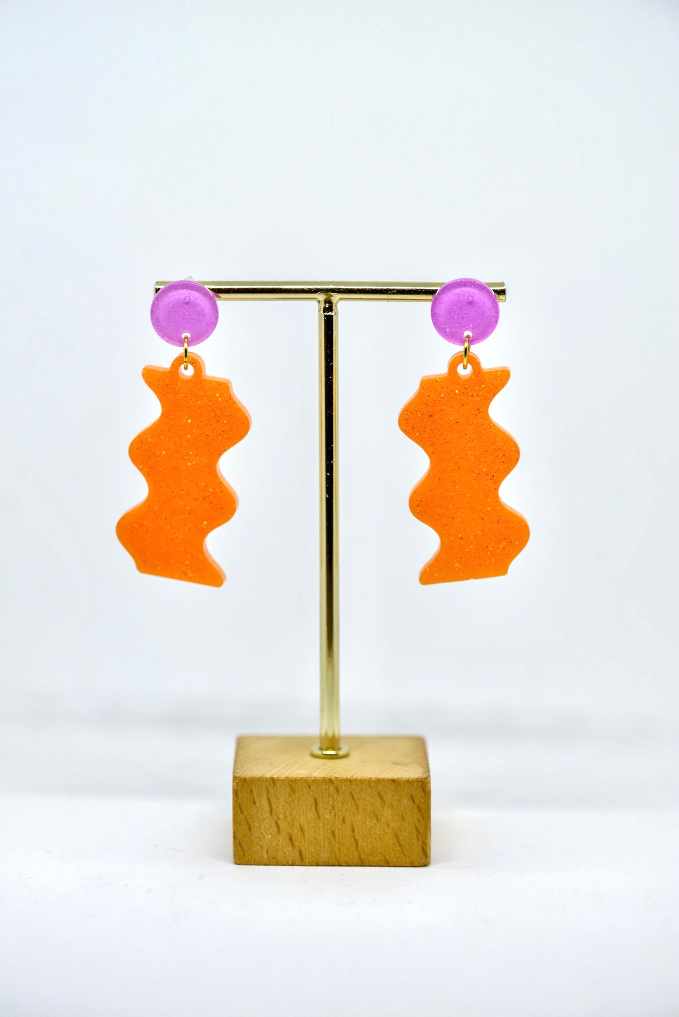 Boucles d'oreilles forme wavy