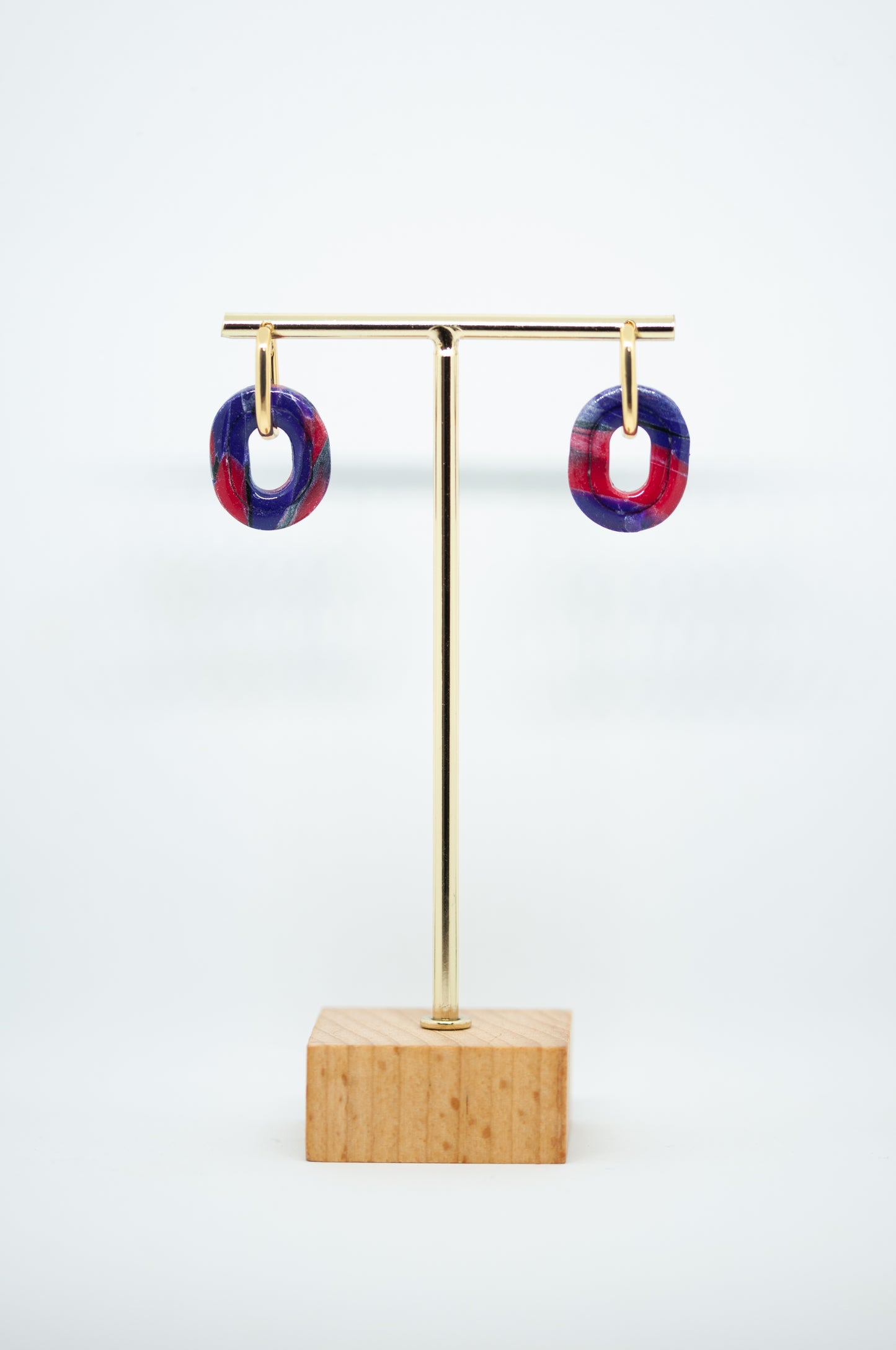 Boucles d'oreilles forme ovale