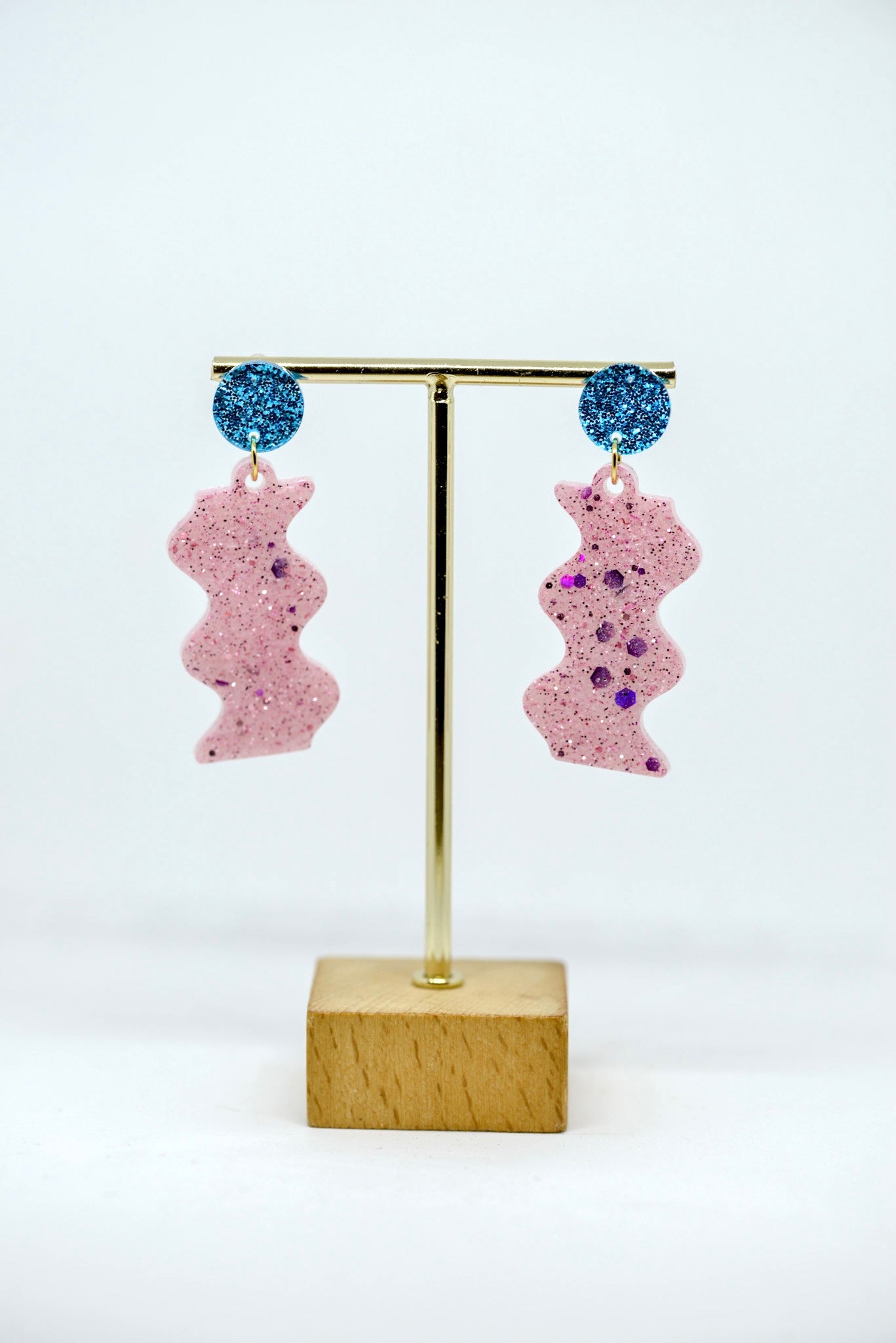 Boucles d'oreilles forme wavy