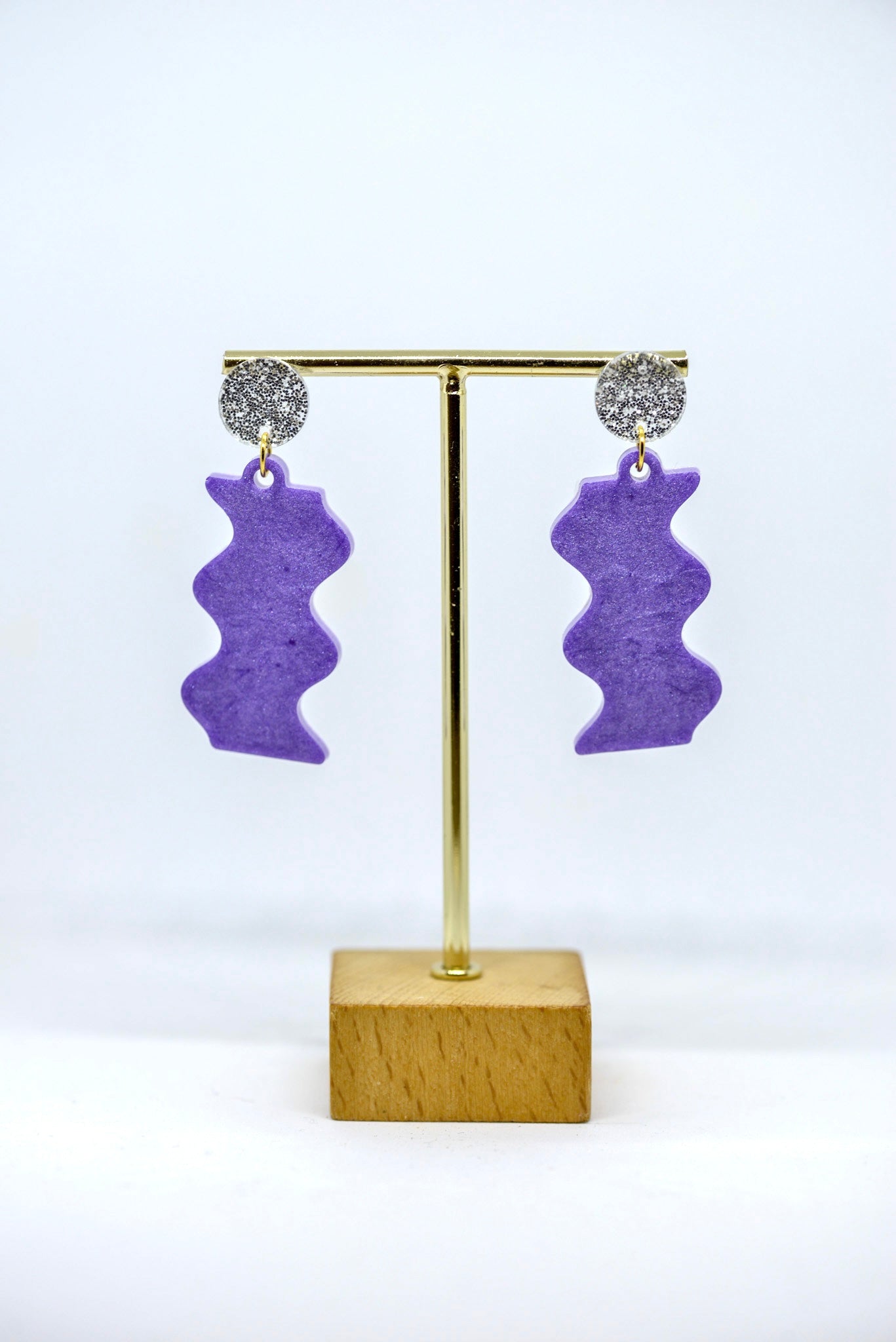 Boucles d'oreilles forme wavy