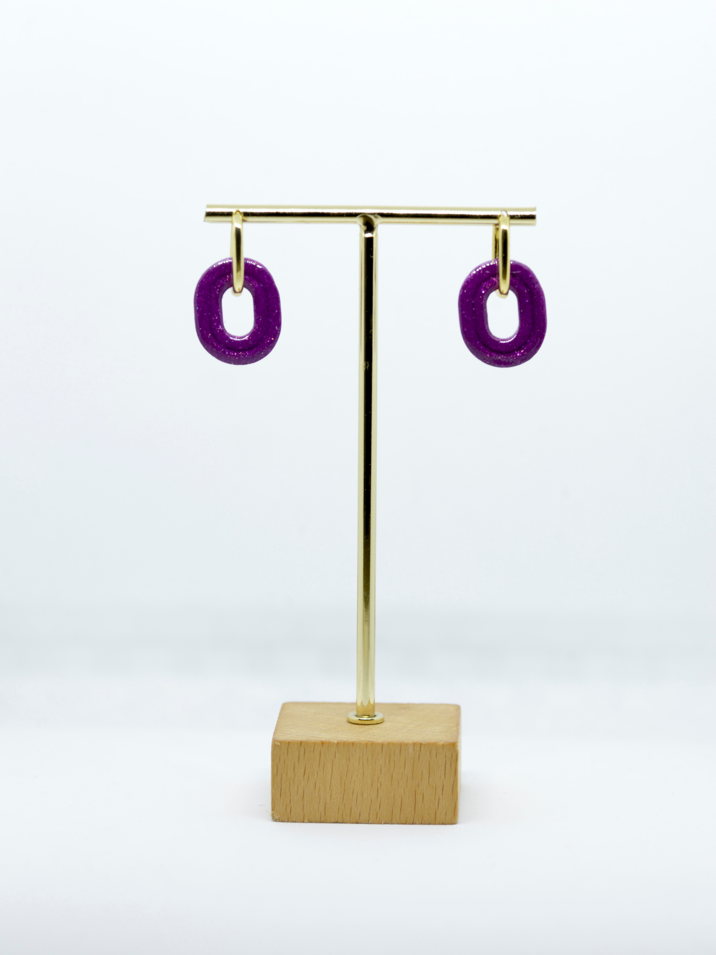 Boucles d'oreilles forme ovale