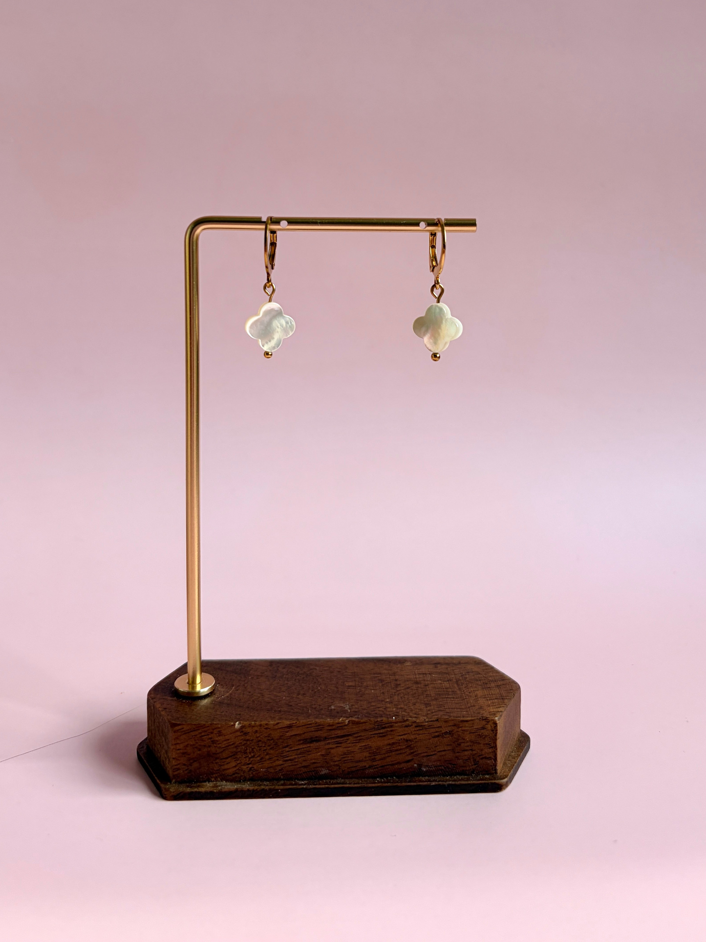 Boucles d'oreilles en nacre
