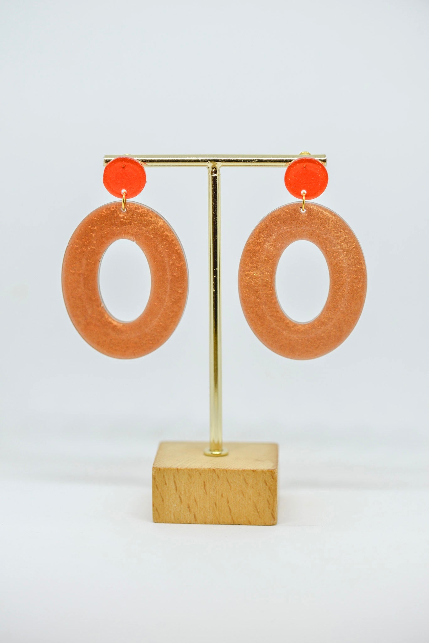 Boucles d'oreilles forme ovale