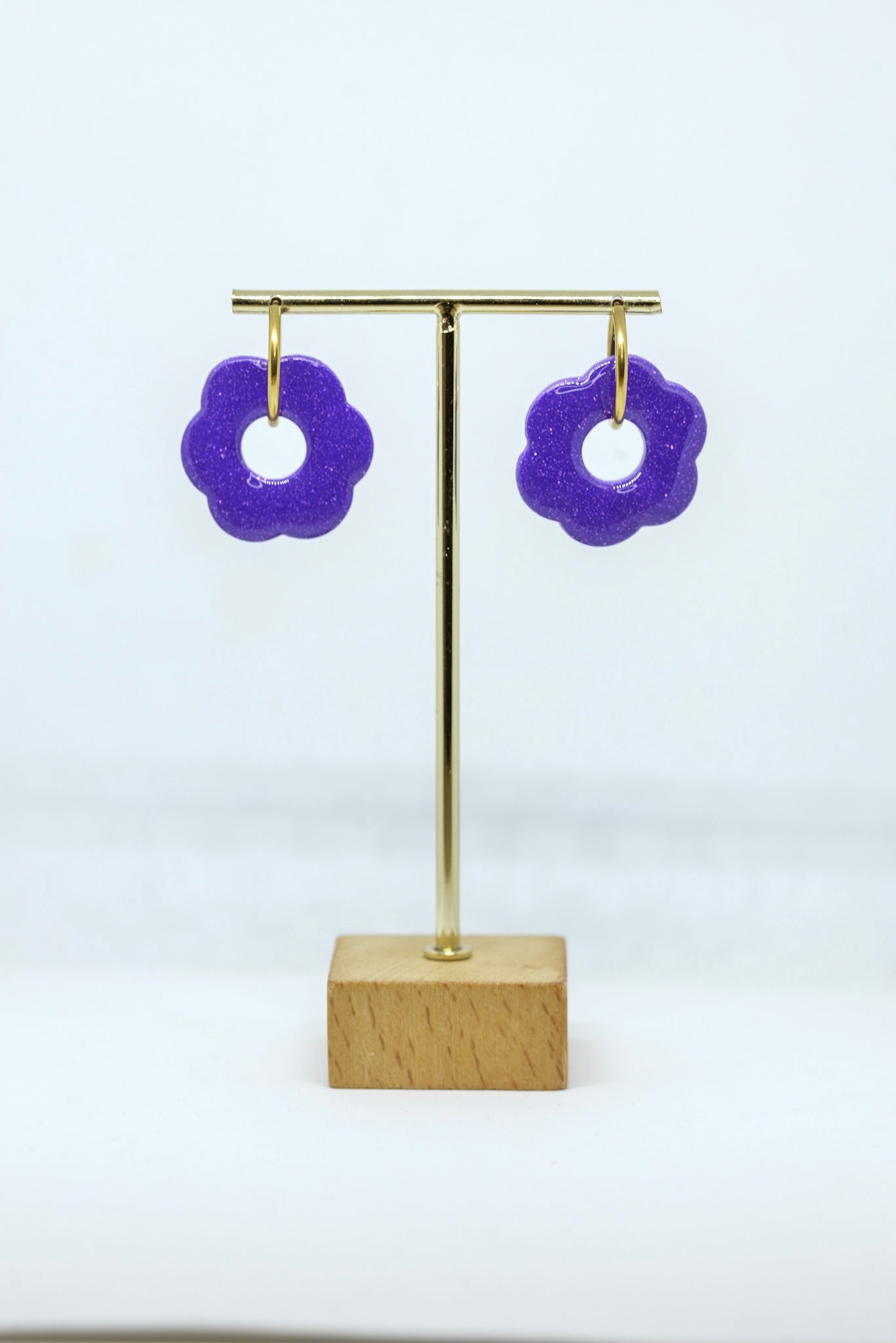 Boucles d'oreilles forme Fleurs