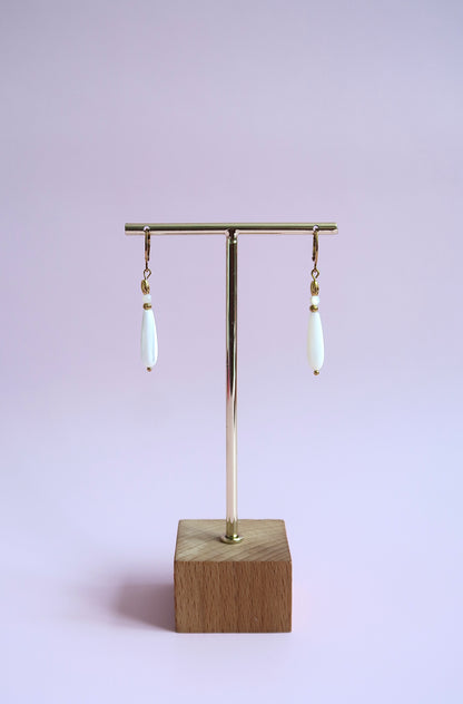 Boucles d'oreilles en nacre