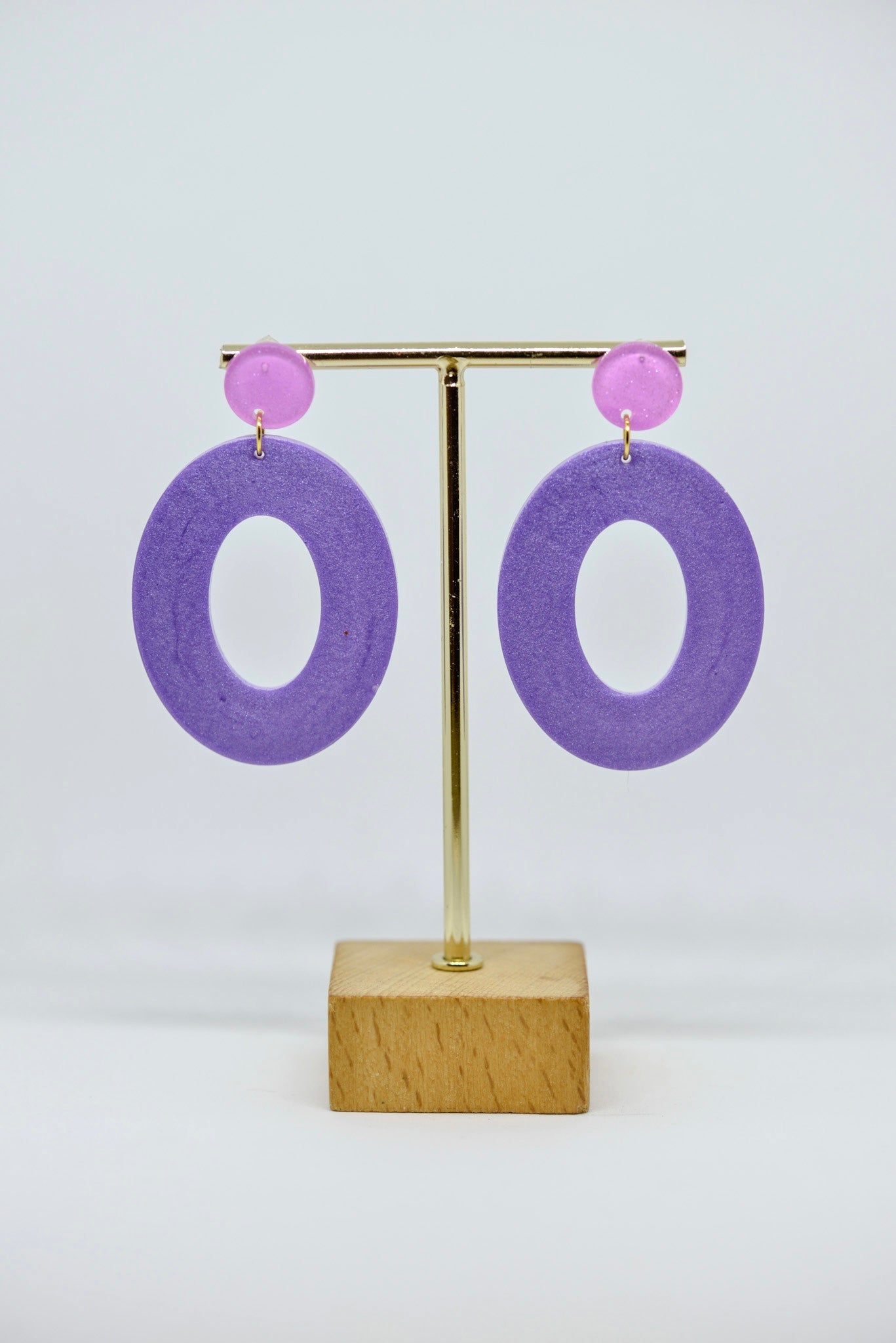 Boucles d'oreilles forme ovale