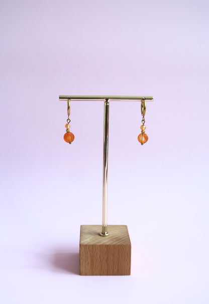 Boucles d’oreilles en pierres semi-précieuses
