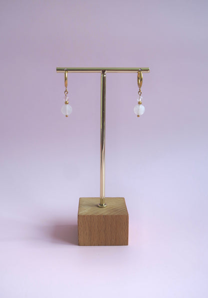 Boucles d’oreilles en pierres semi-précieuses