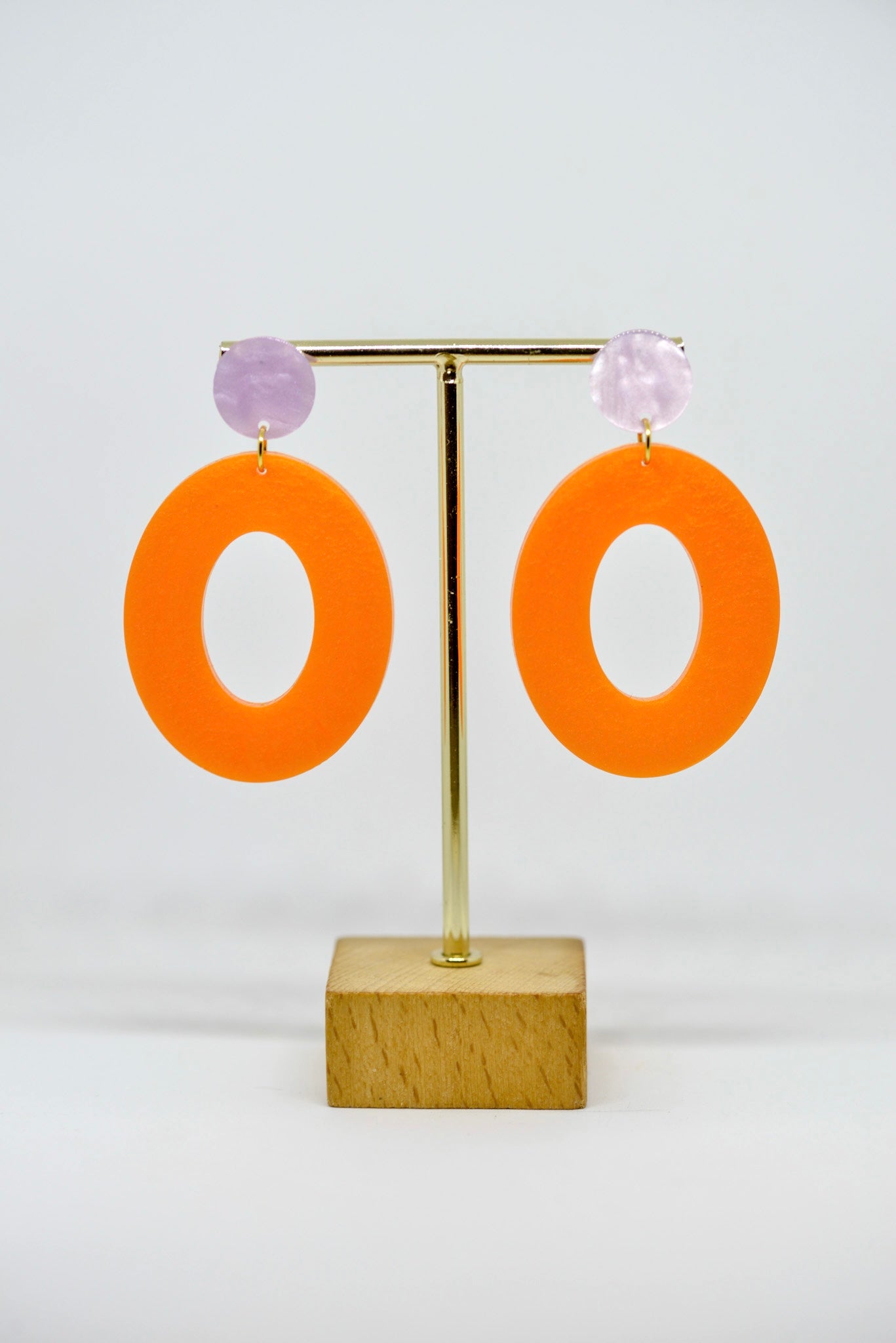 Boucles d'oreilles forme ovale