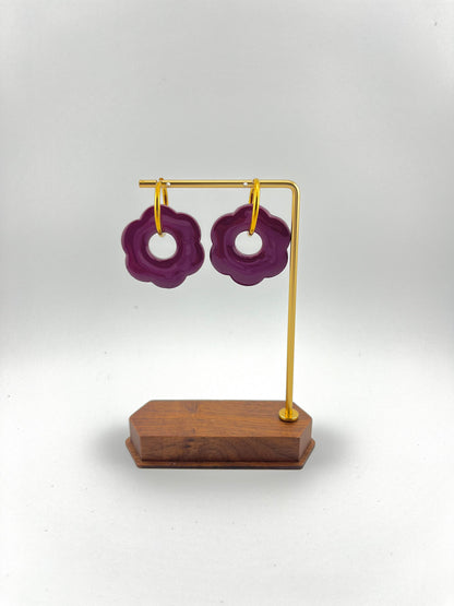 Boucles d’oreilles fleurs • Giverny