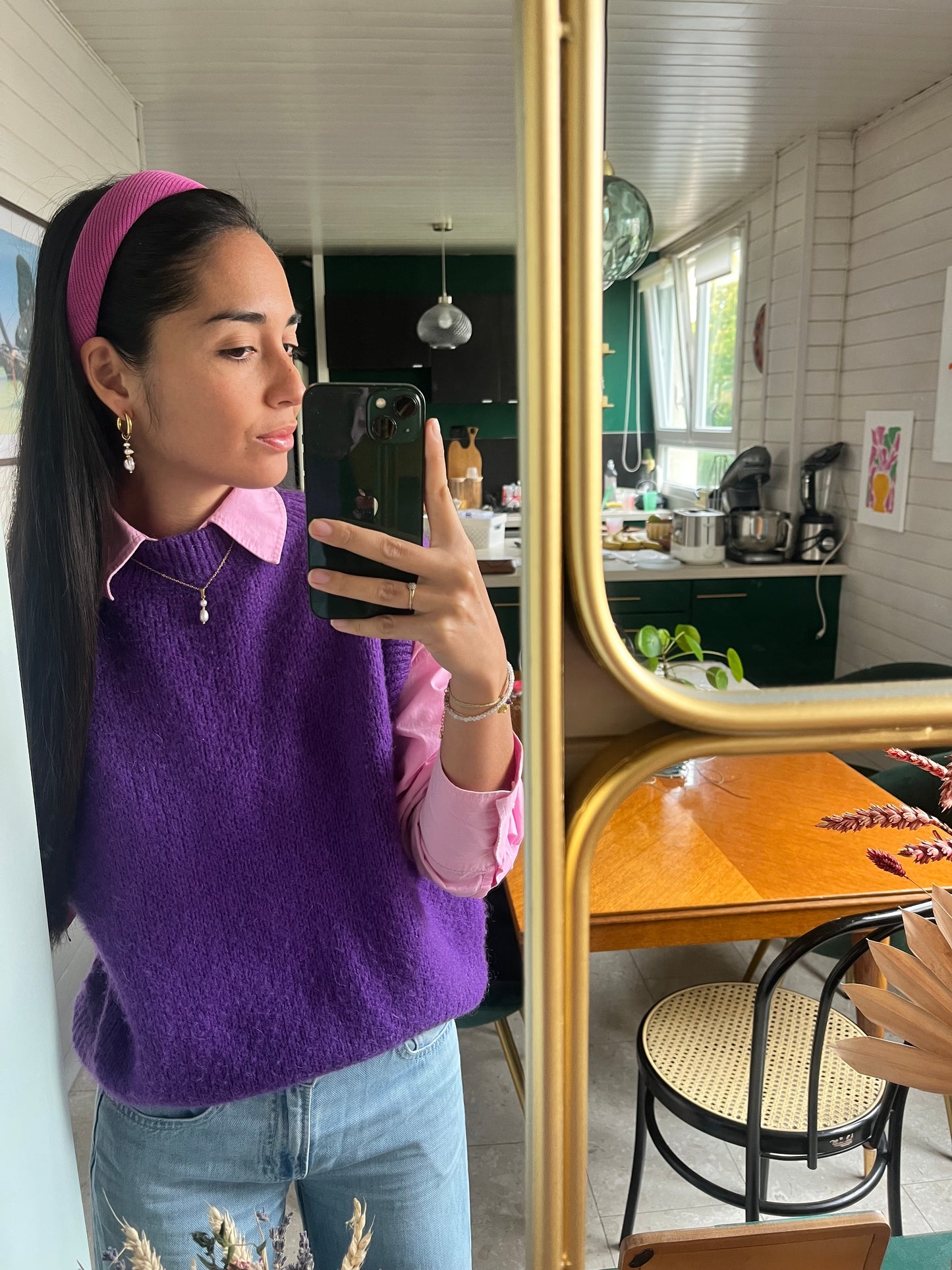 Boucles en perles d’eau douce