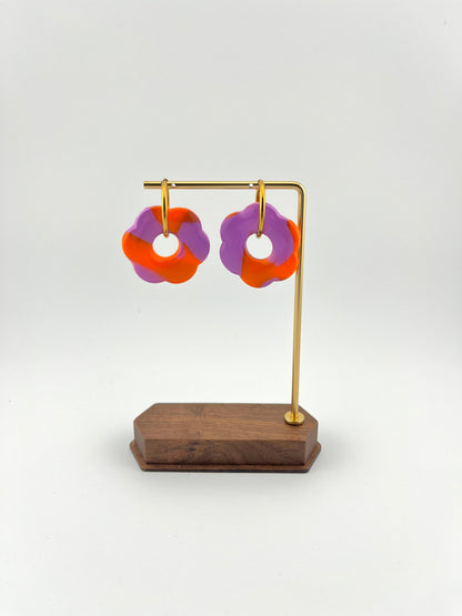 Boucles d’oreilles fleurs • Giverny