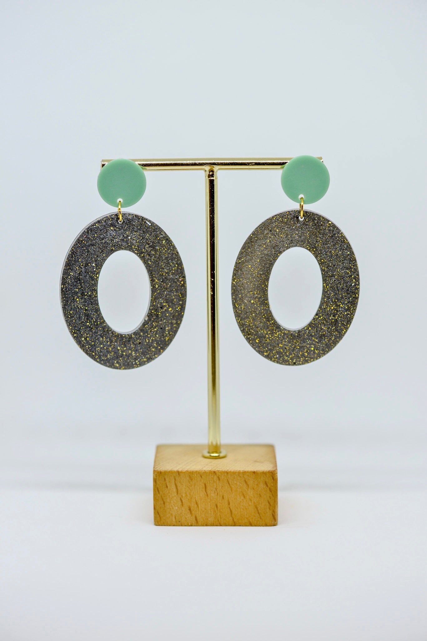 Boucles d'oreilles forme ovale