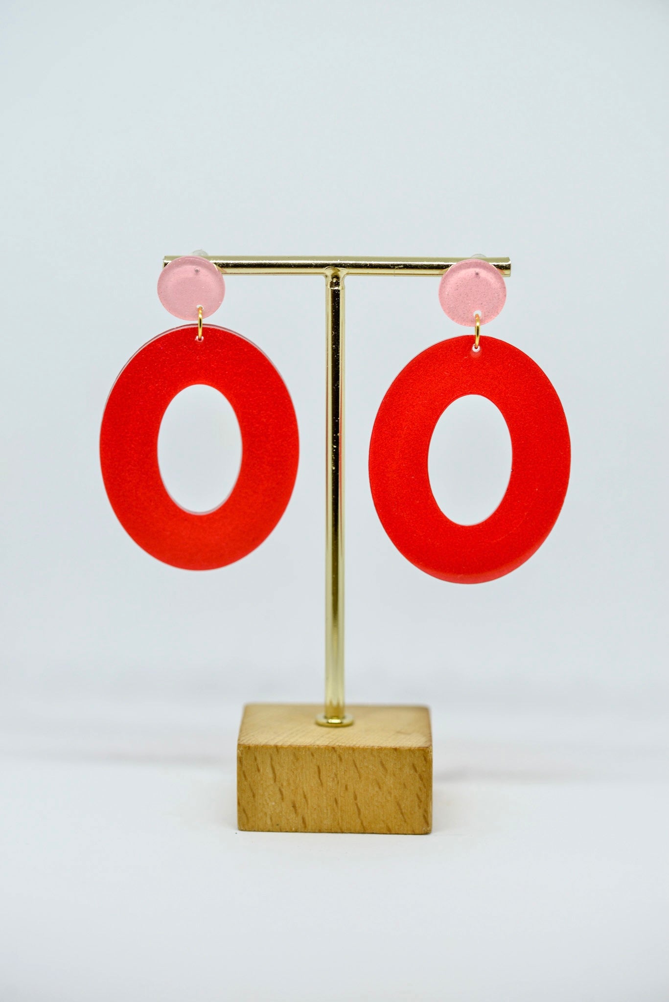 Boucles d'oreilles forme ovale