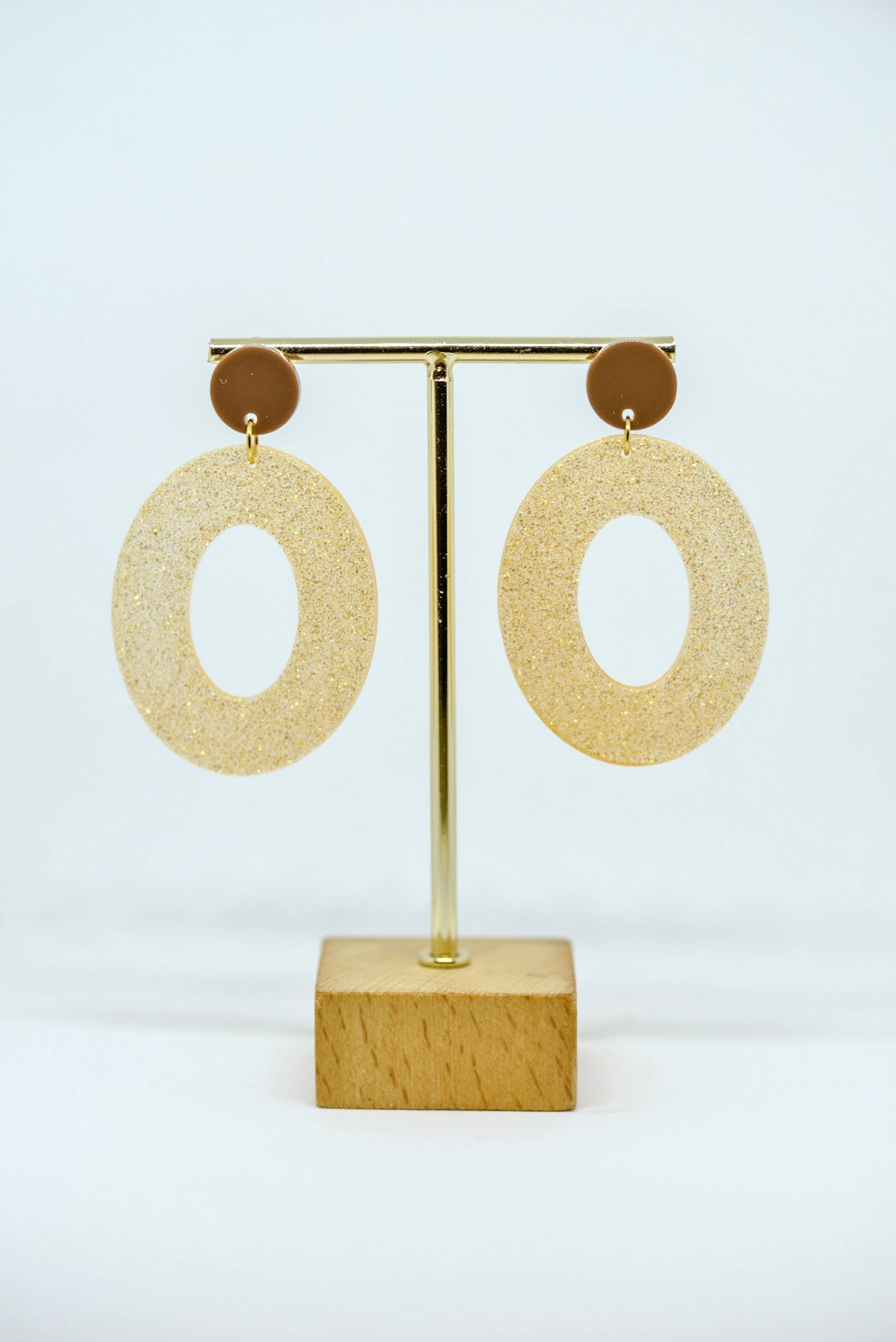 Boucles d'oreilles forme ovale