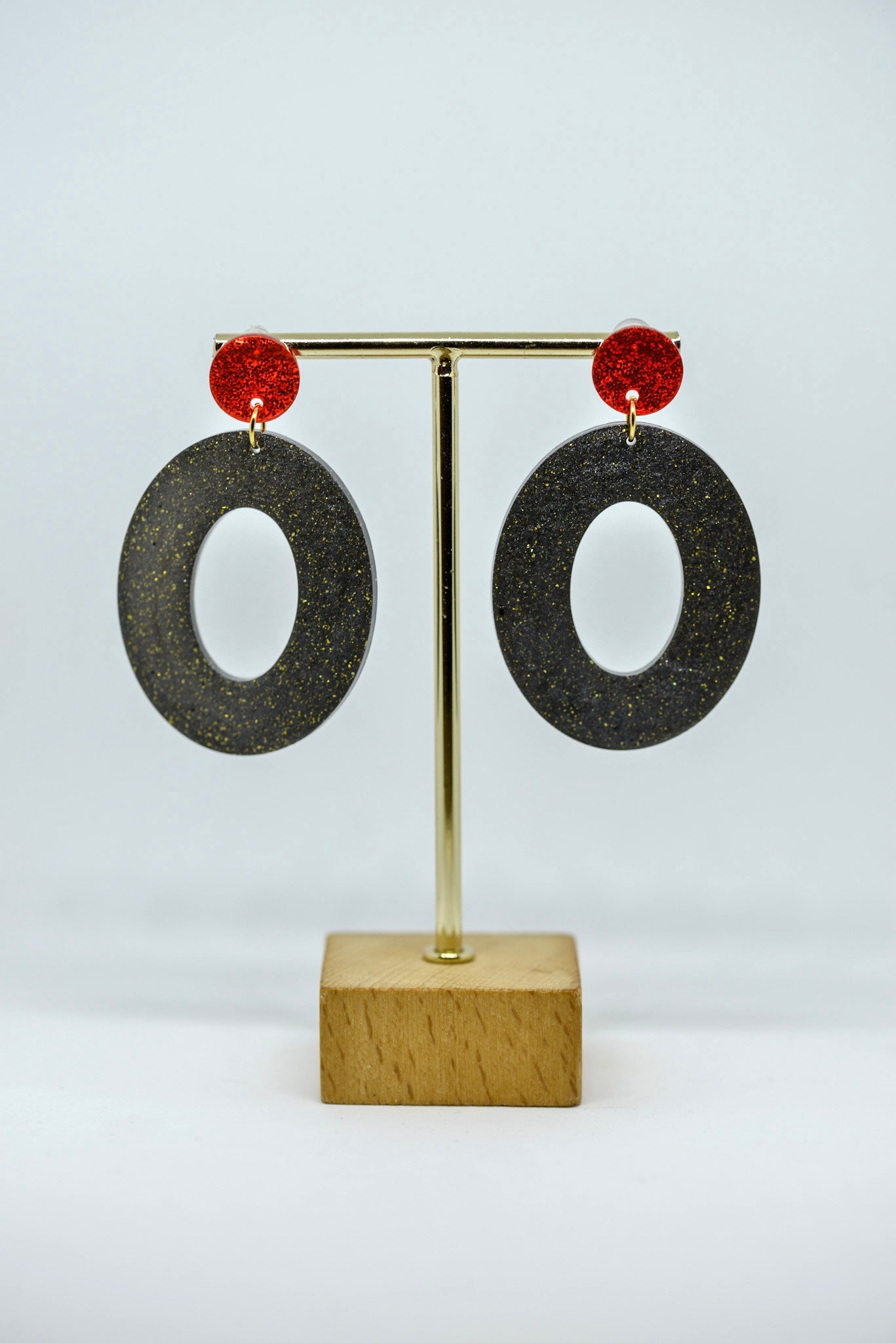 Boucles d'oreilles forme ovale