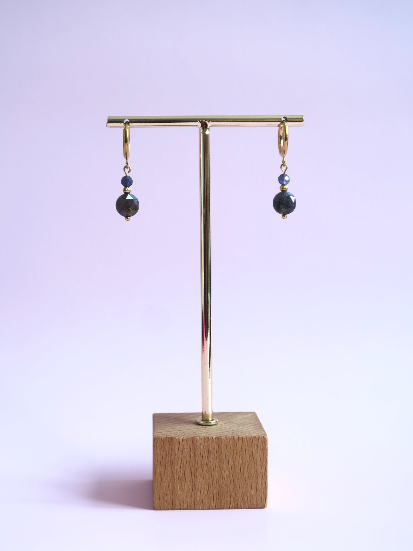 Boucles d’oreilles en pierres semi-précieuses