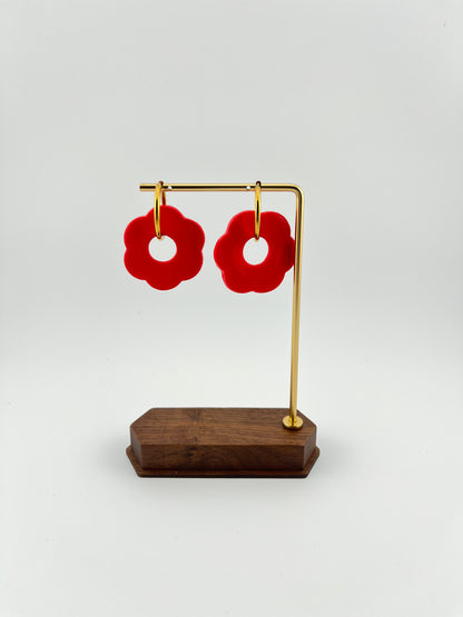 Boucles d’oreilles fleurs • Giverny