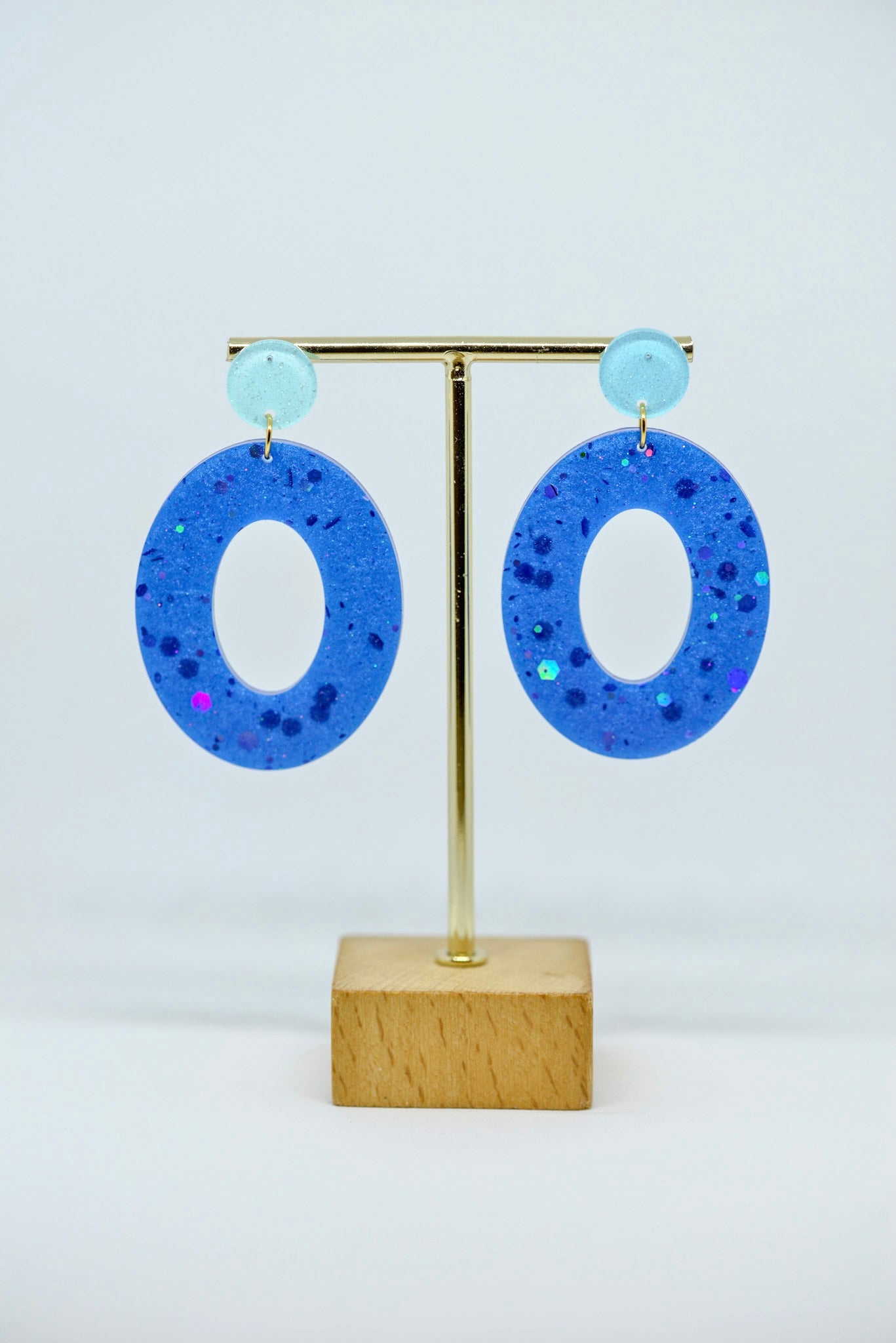 Boucles d'oreilles forme ovale