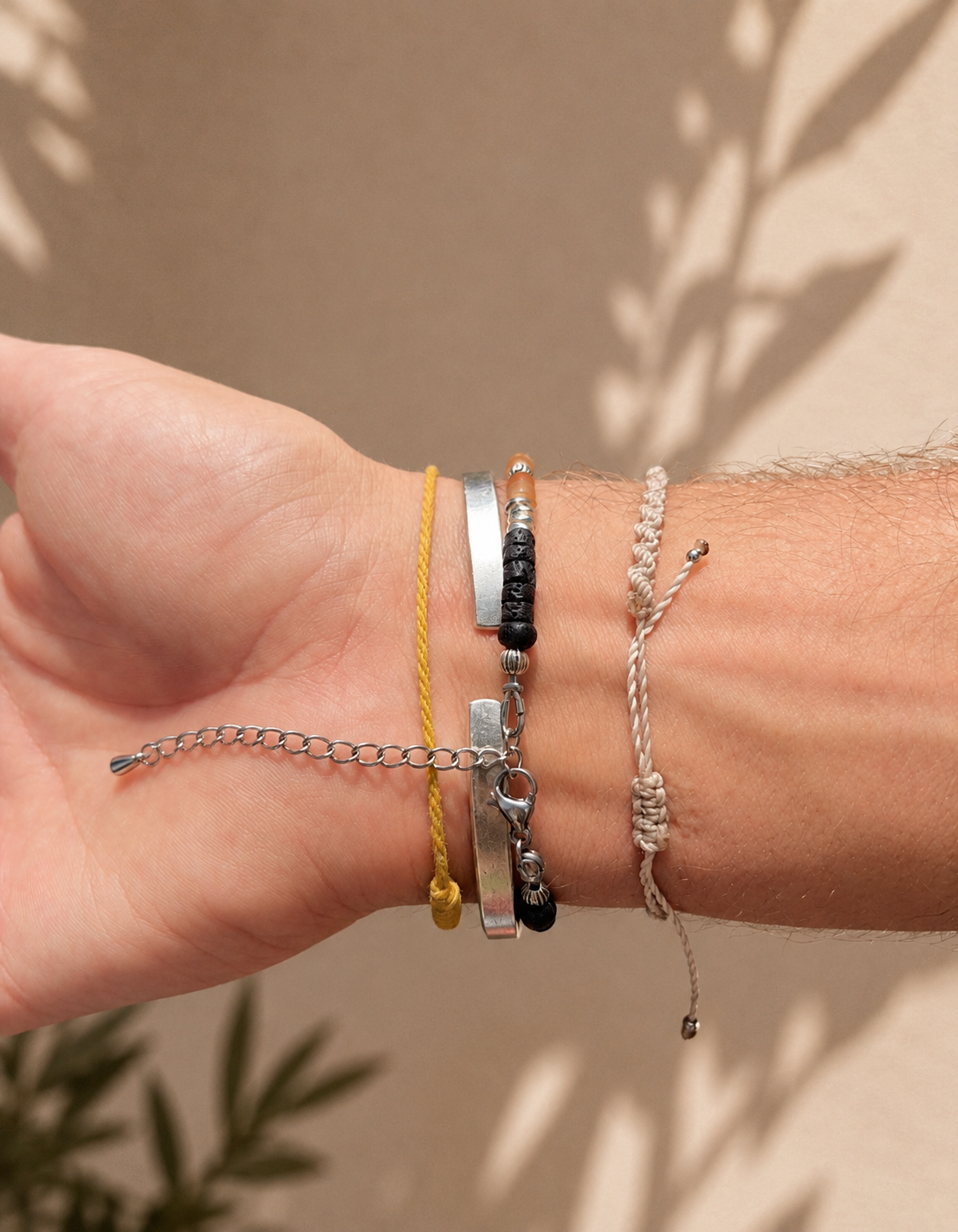 Bracelets homme en pierres naturelles