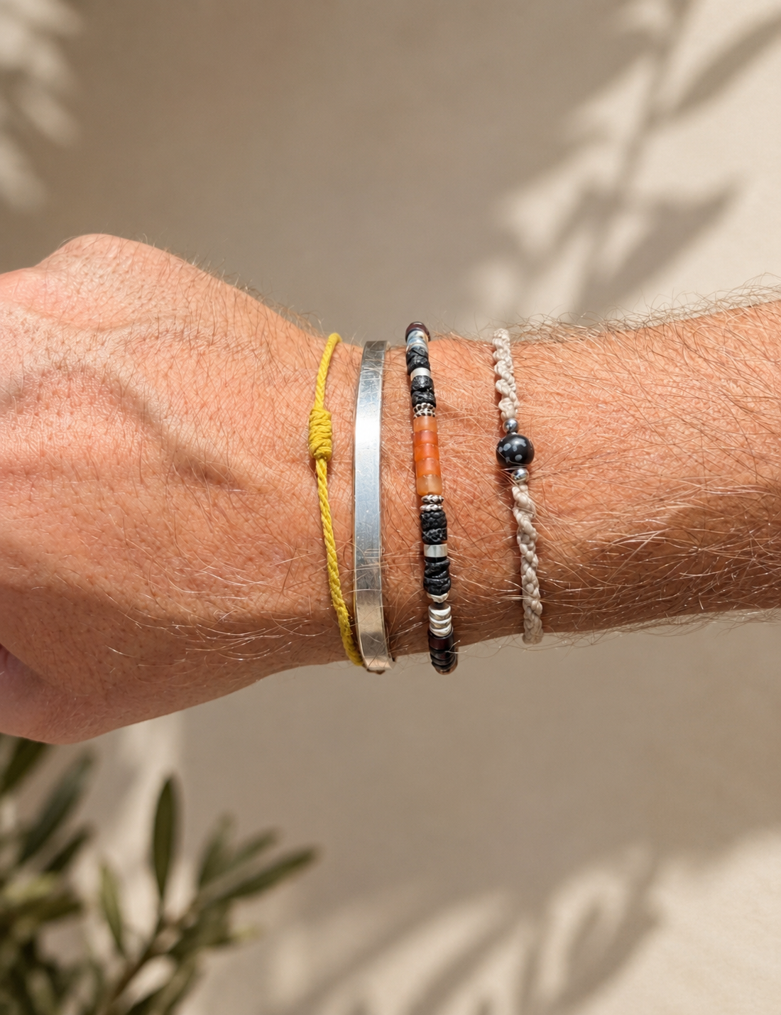 Bracelets homme en pierres naturelles