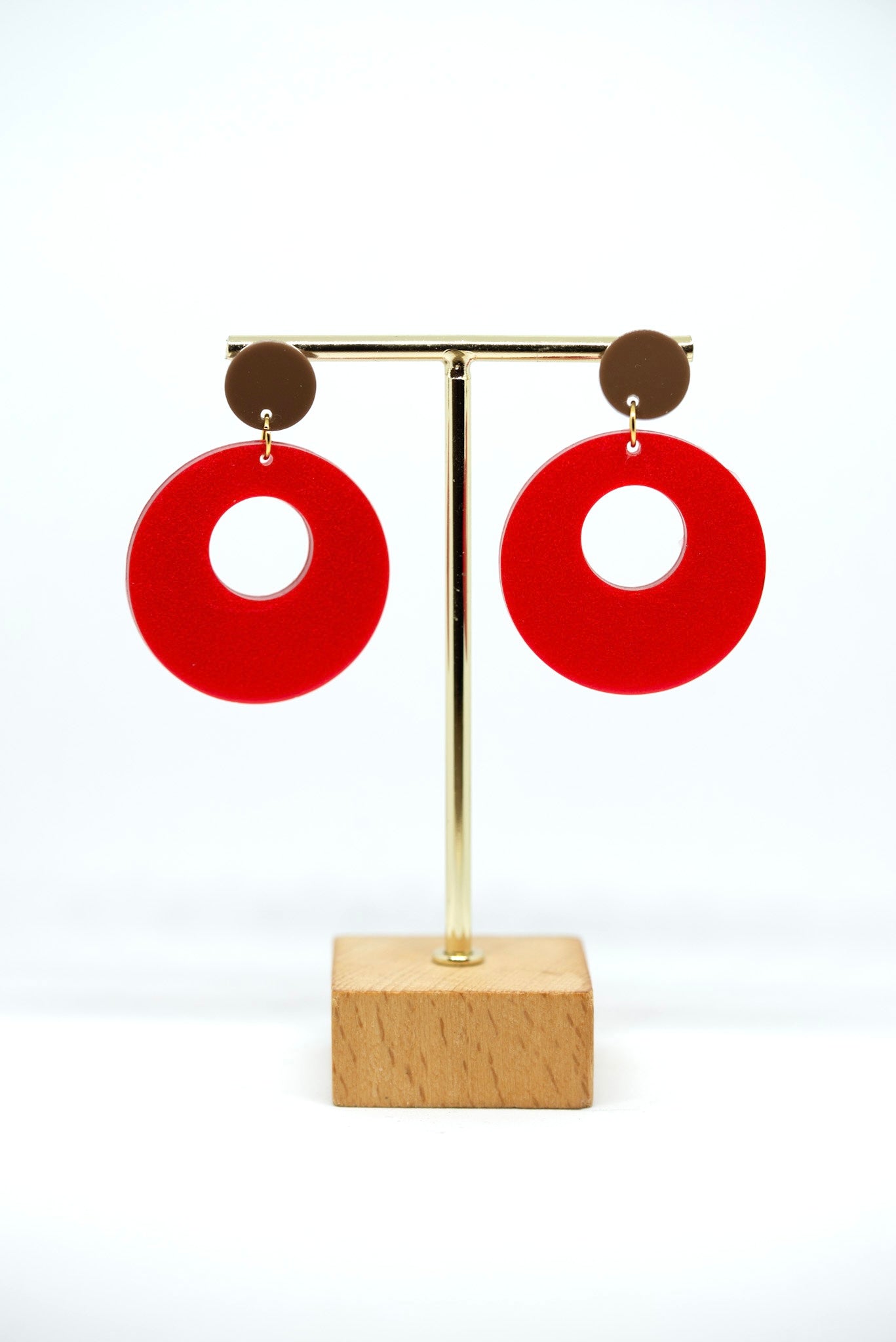 Boucles d'oreilles forme ronde