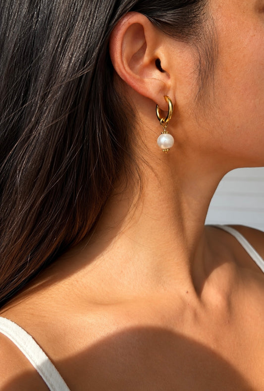 Boucles d'oreilles perles d'eau douce