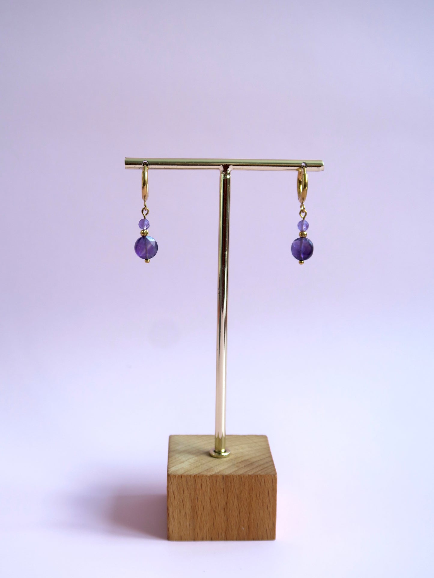 Boucles d’oreilles en pierres semi-précieuses