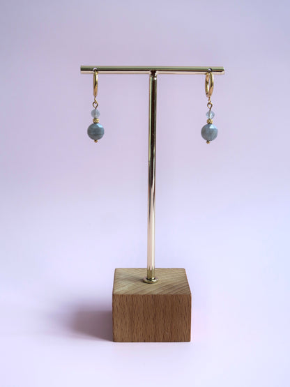 Boucles d’oreilles en pierres semi-précieuses