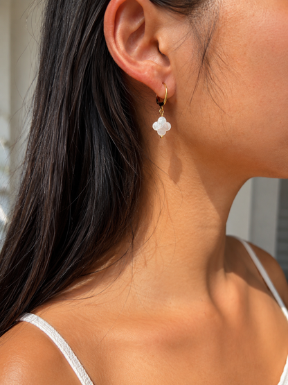 Boucles d'oreilles en nacre