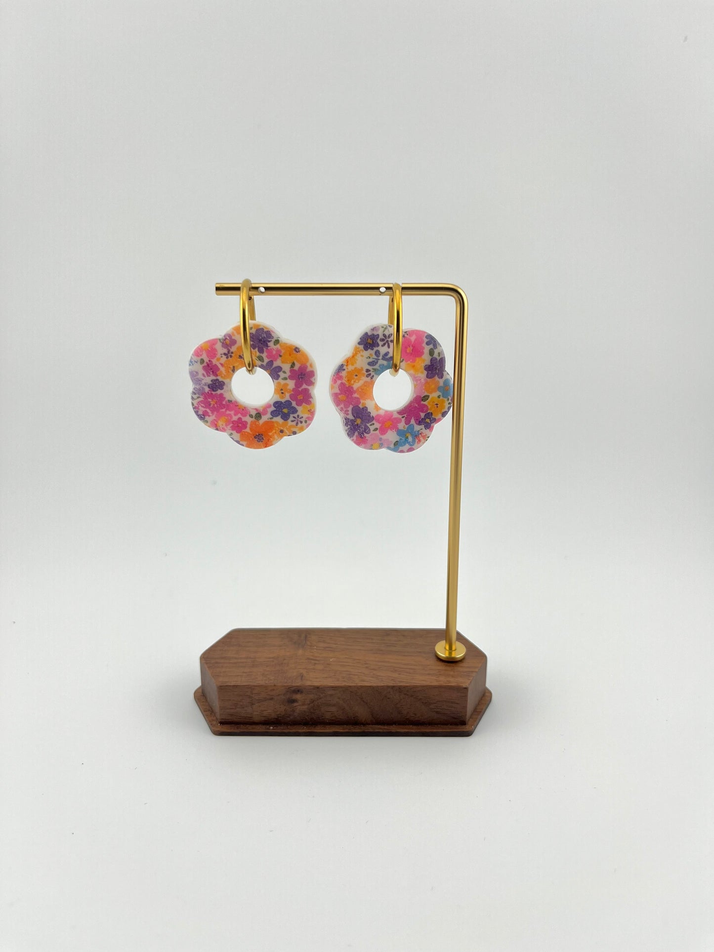 Boucles d’oreilles fleurs • Giverny