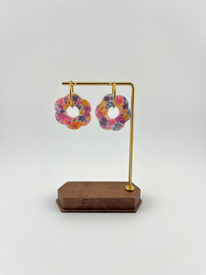 Boucles d’oreilles fleurs • Giverny