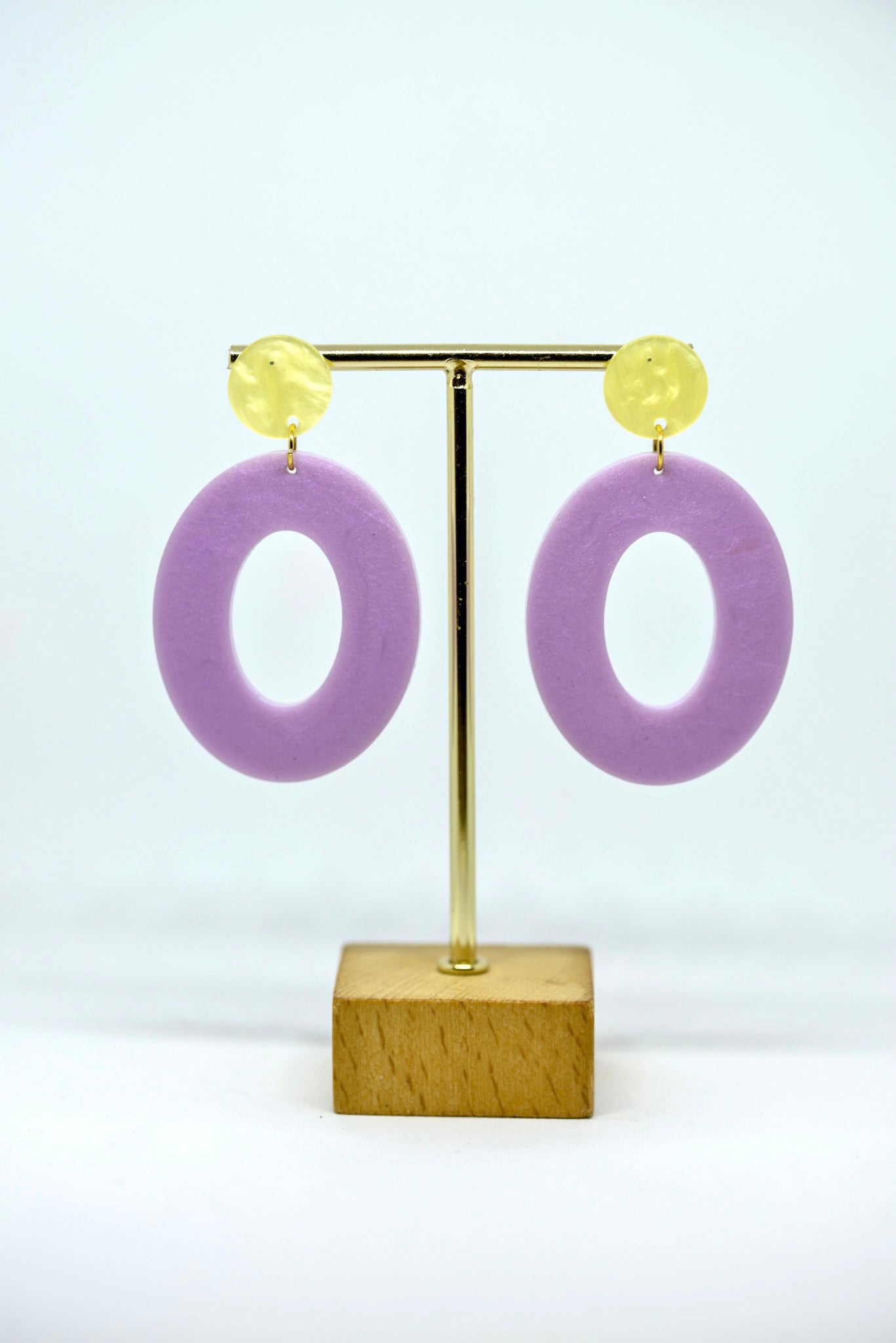 Boucles d'oreilles forme ovale