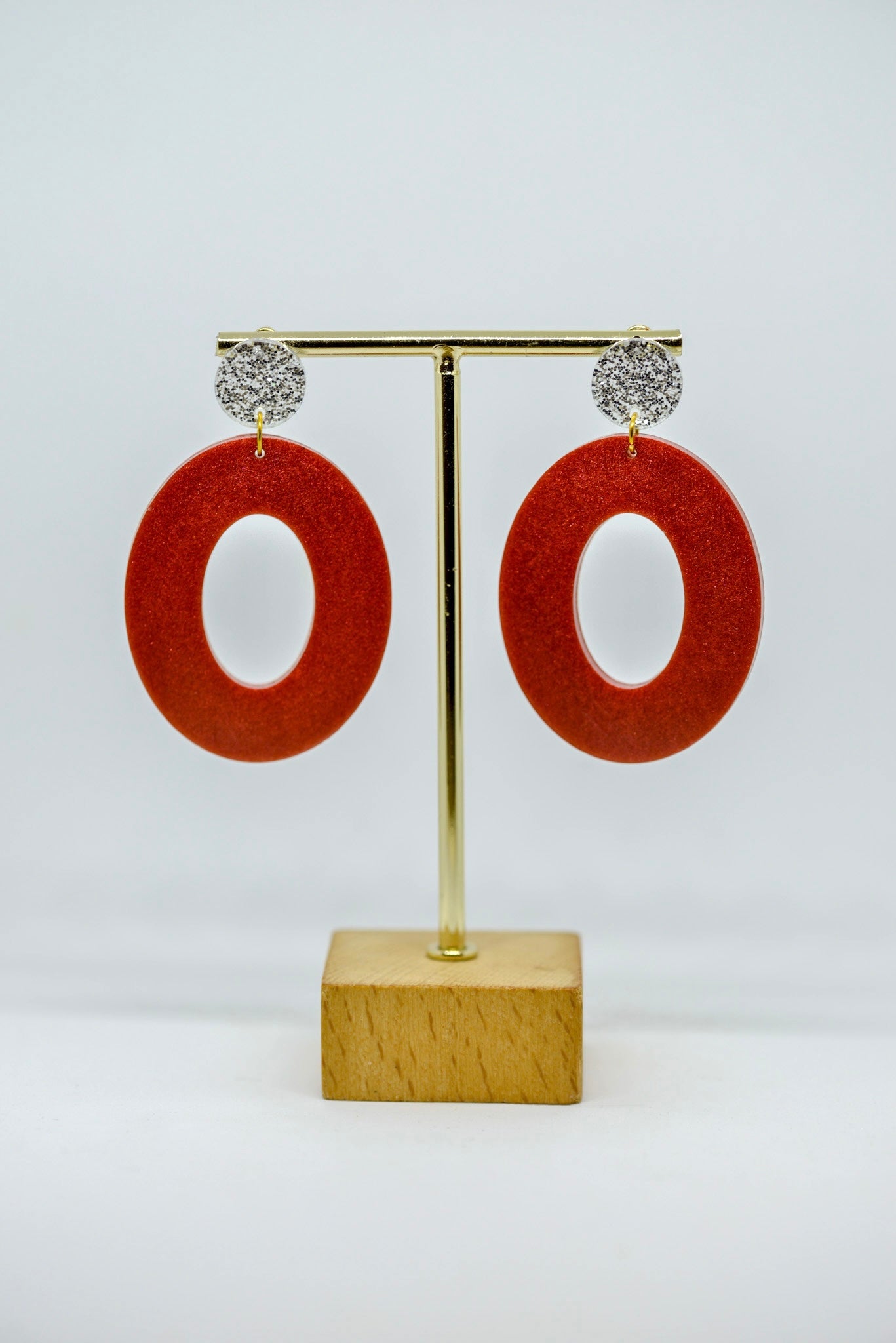 Boucles d'oreilles forme ovale