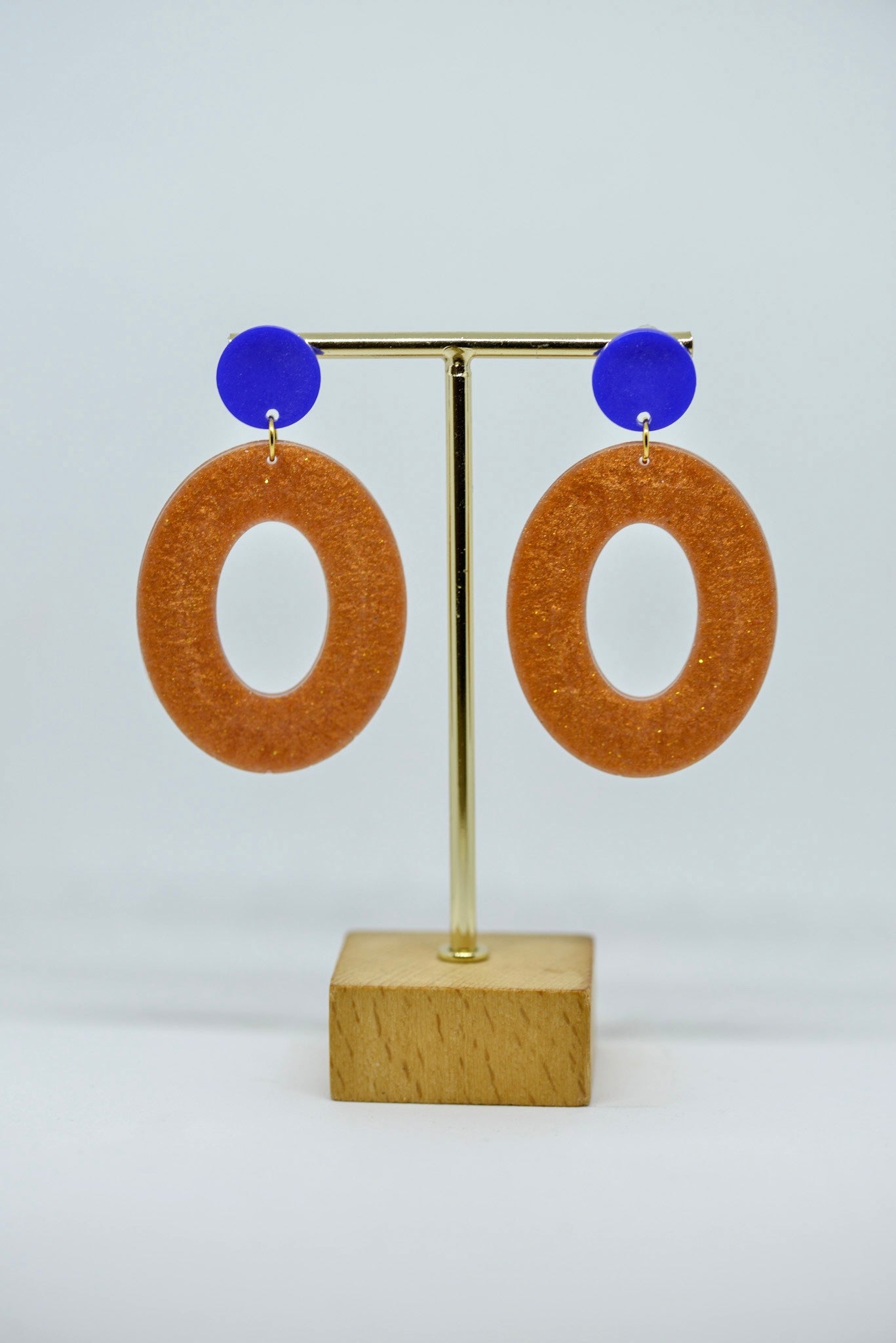 Boucles d'oreilles forme ovale