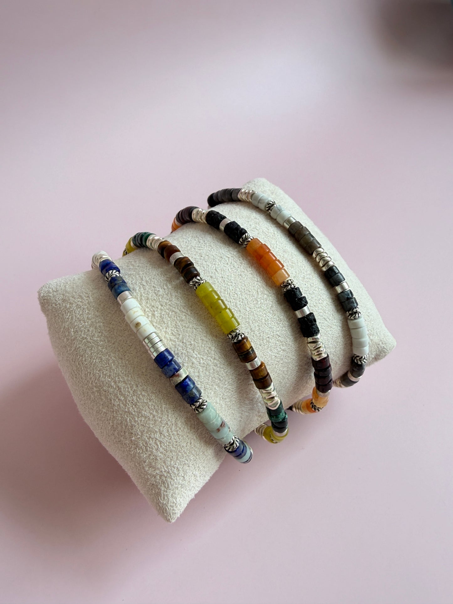 Bracelets homme en pierres naturelles