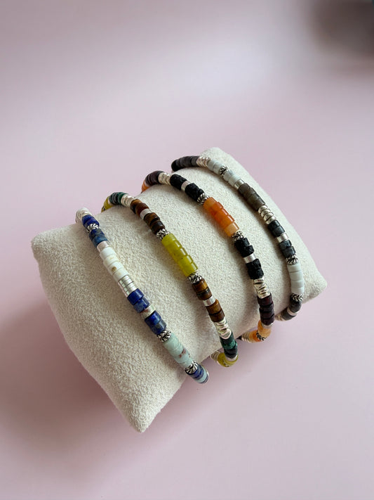 Bracelets homme en pierres naturelles
