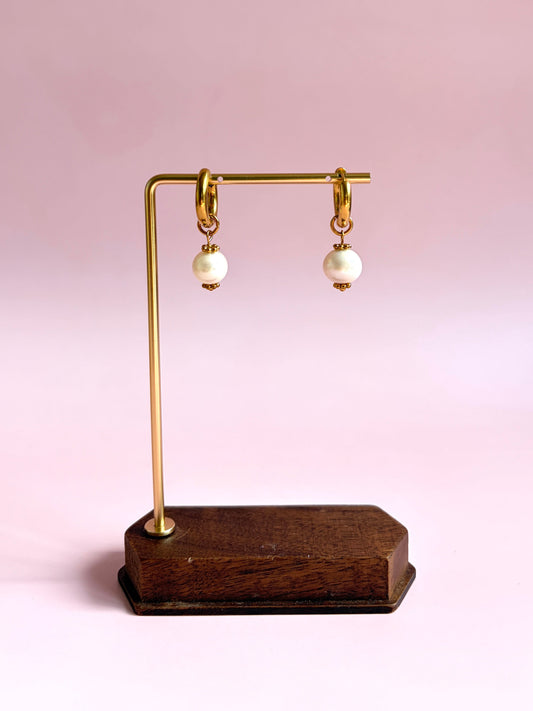 Boucles d'oreilles perles d'eau douce