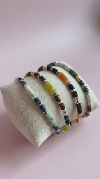Bracelets homme en pierres naturelles
